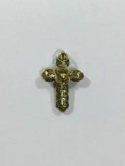 Croix Filigranée Or Jaune
