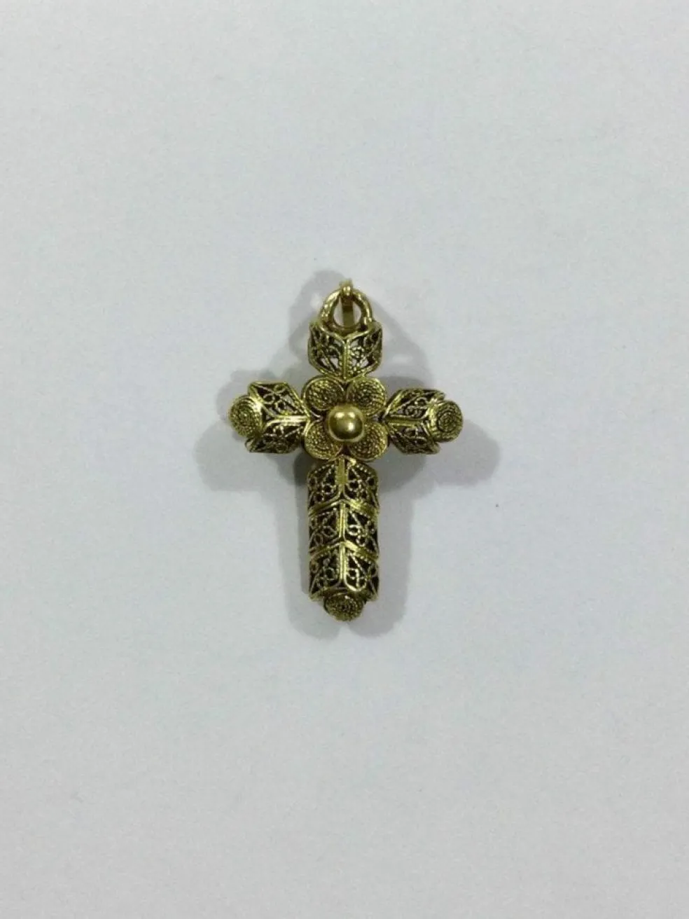 Croix Filigranée Or Jaune