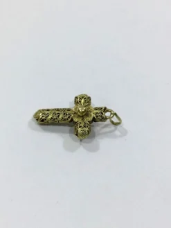 Croix Filigranée Or Jaune