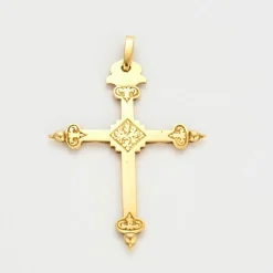 Croix jeannette or jaune
