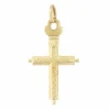 Croix régionale ciselée or jaune