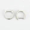 Créole en Or blanc & diamants