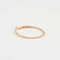 Créole en Or rose & diamants