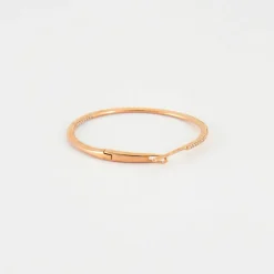 Créole en Or rose & diamants
