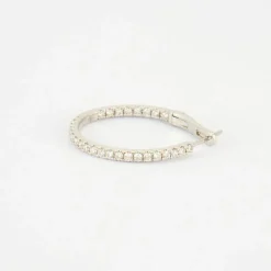 Créoles en Or blanc & diamants