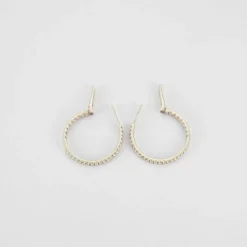 Créoles en Or blanc & diamants