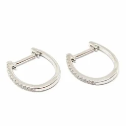 Créoles en Or blanc & Diamants