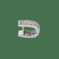 CRÉOLES OR BLANC ET DIAMANTS