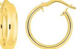 crèoles or jaune 18 carats diamétre 15mm