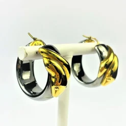 Créoles Serpent Or jaune