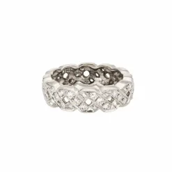 c1920s Vintage Art Déco Diamond Band