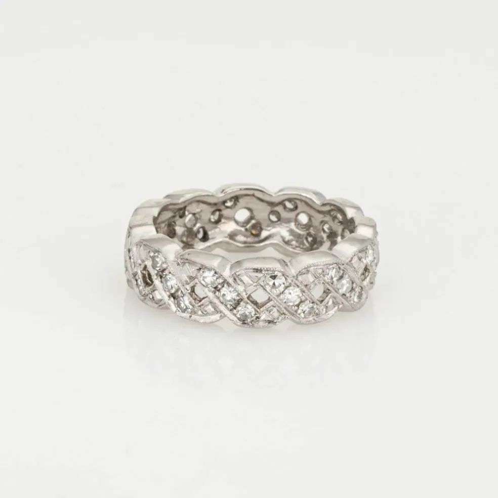 c1920s Vintage Art Déco Diamond Band