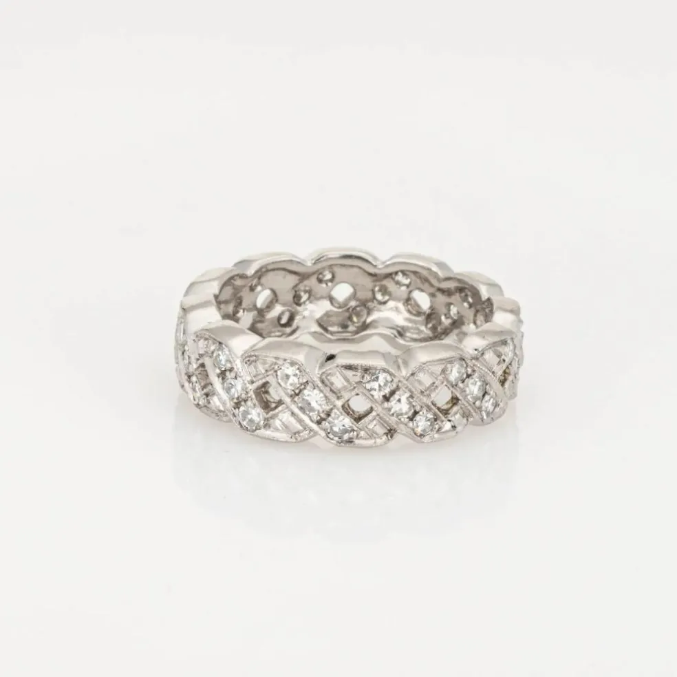 c1920s Vintage Art Déco Diamond Band