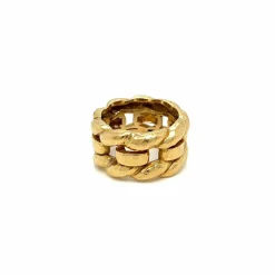 DAVID WEBB - Bague unisexe en or tissé