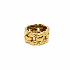 DAVID WEBB - Bague unisexe en or tissé
