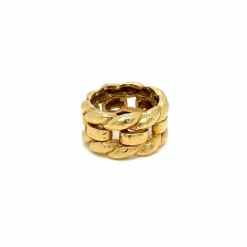 DAVID WEBB - Bague unisexe en or tissé