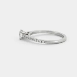DE BEERS - Bague platine diamants