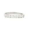 Demi alliance Or blanc Diamants