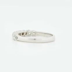 Demi alliance Or blanc Diamants