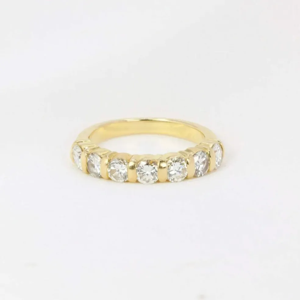 Demi-Alliance américaine diamants 1,4 ct