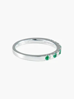 Demi-alliance Emeraudes et Diamants