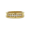 Demi-Alliance or et diamants