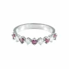 Demi-alliance Rubis Diamants