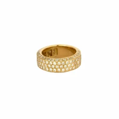Demie alliance diamants