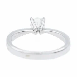 Diamani Bague Solitaire or blanc Diamant