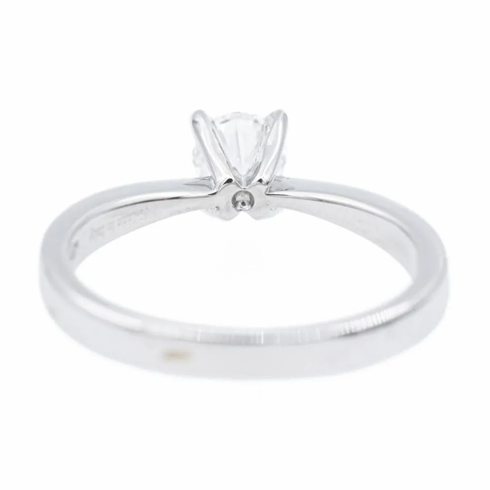 Diamani Bague Solitaire or blanc Diamant