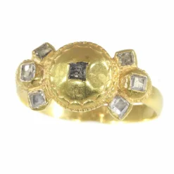 Diamant, bague en or