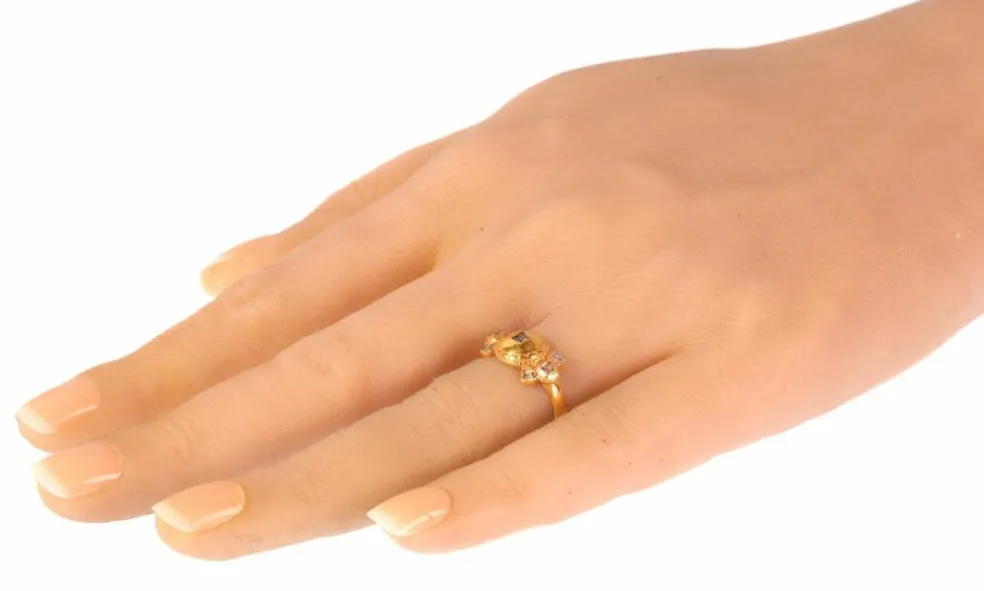 Diamant, bague en or