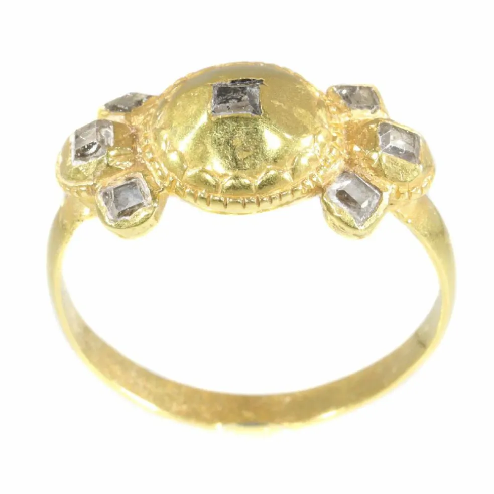 Diamant, bague en or
