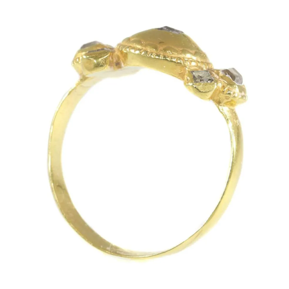 Diamant, bague en or