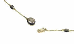 Diamant, collier de perles