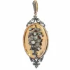 Diamant médaillon/broche/pendentif