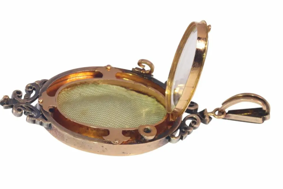 Diamant médaillon/broche/pendentif