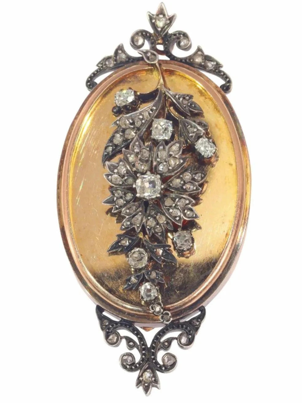 Diamant médaillon/broche/pendentif