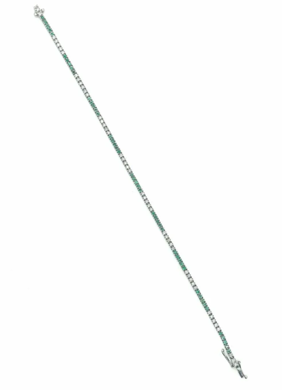 Diamants de tennis et tsavorites