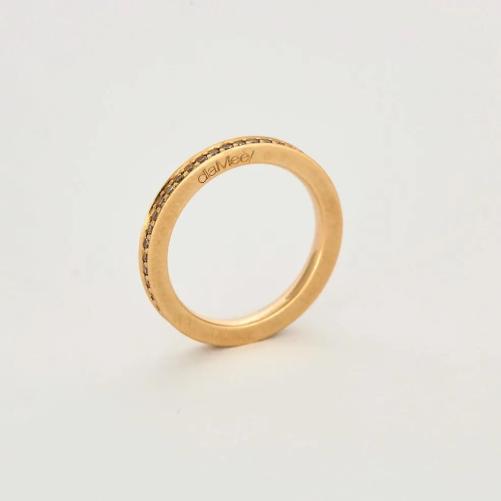 diaMee! PARIS - Alliance en or rose et diamants