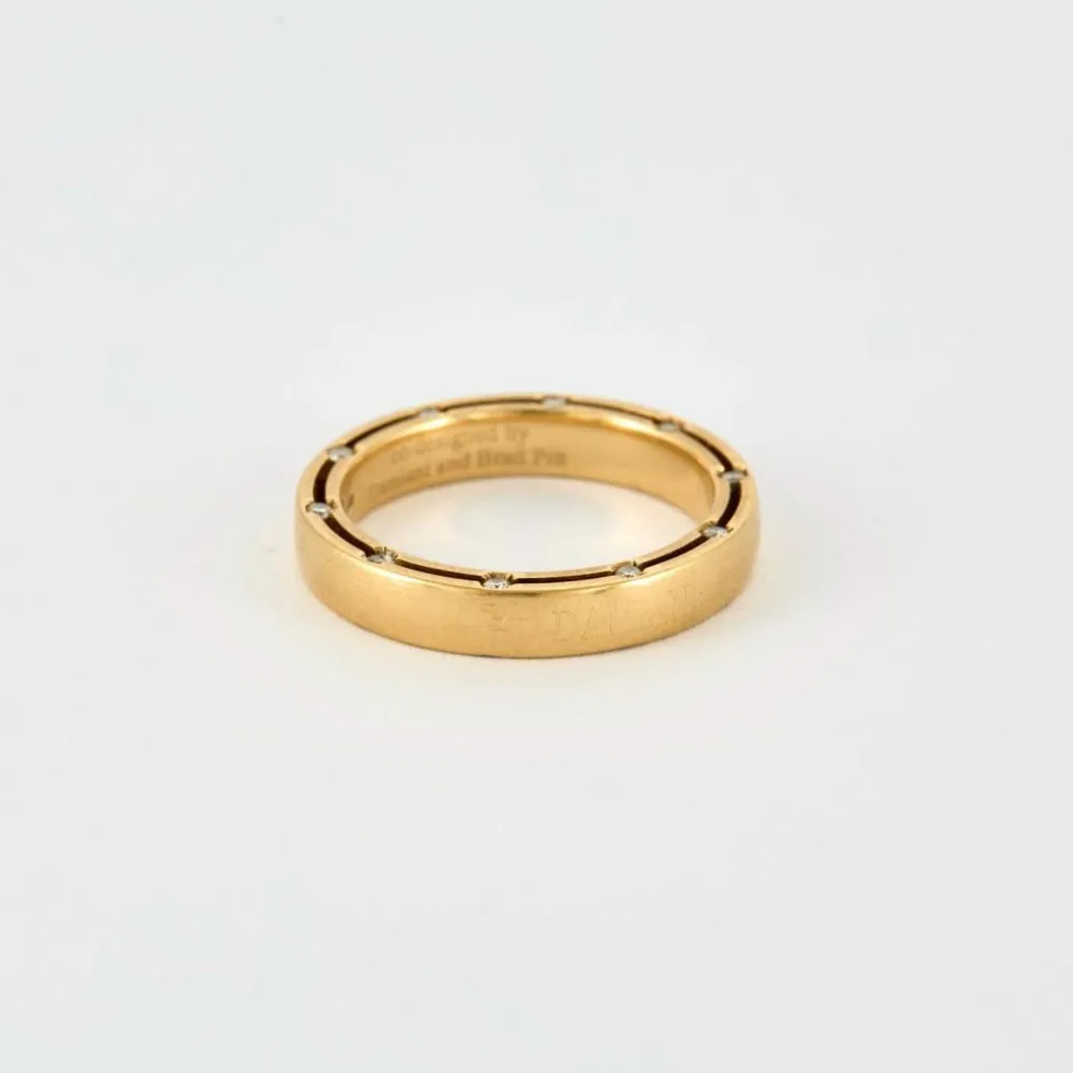 DIAMIANI - Alliance or jaune et diamants
