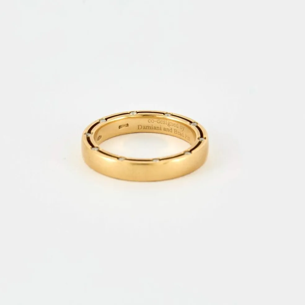 DIAMIANI - Alliance or jaune et diamants
