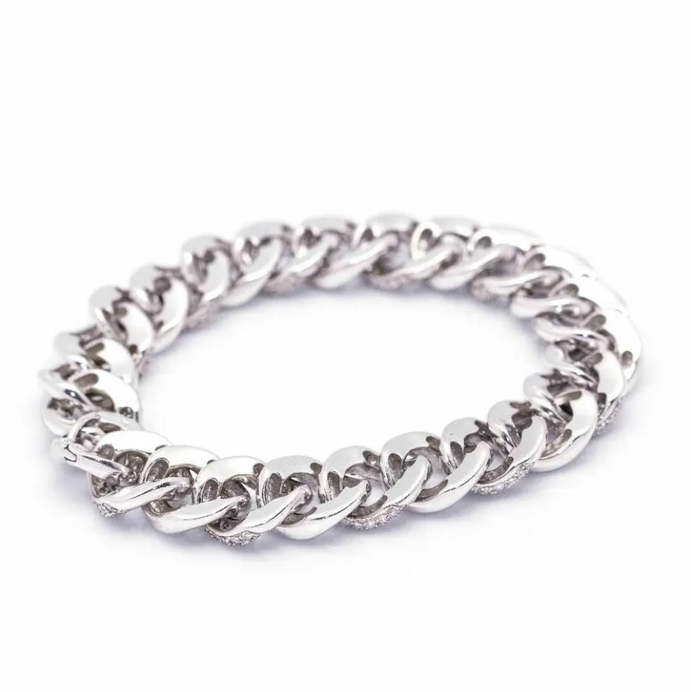 Diamond pavé bracelet SLABONES