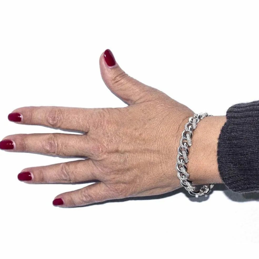 Diamond pavé bracelet SLABONES