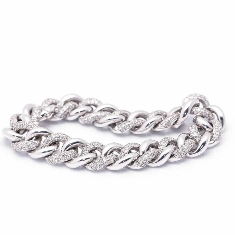 Diamond pavé bracelet SLABONES
