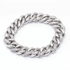 Diamond pavé bracelet SLABONES