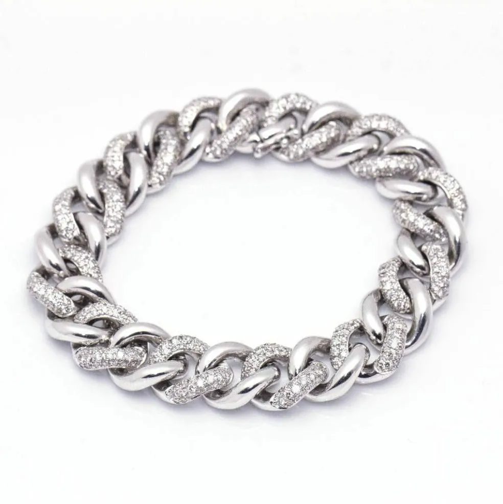 Diamond pavé bracelet SLABONES