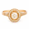 Diamond rose gold 14k Target Ring 15469-5203
