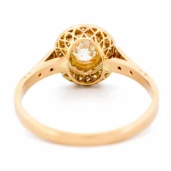 Diamond rose gold 14k Target Ring 15469-5203