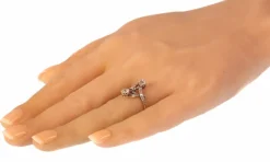 Diamond toi et moi ring